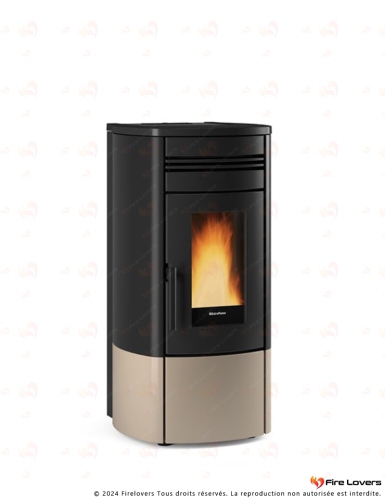 Poêle à granulés Noris 12 kW taupe - Extraflame - Firelovers