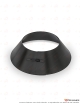 Larmier de solin large B100 noir Ø 130