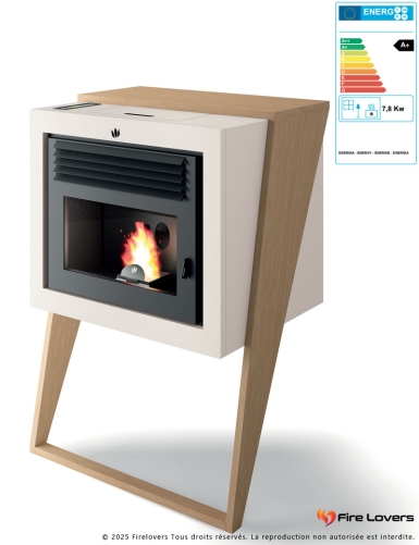 Q-Bix 8kW Poêle à granulés