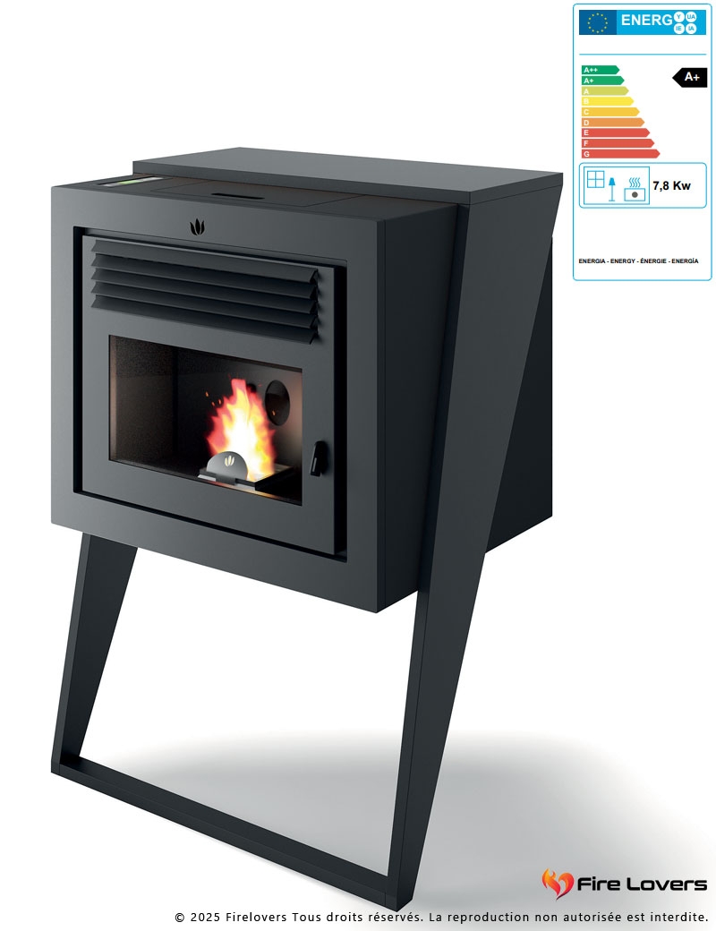 Q-Bix 8kW Poêle à granulés