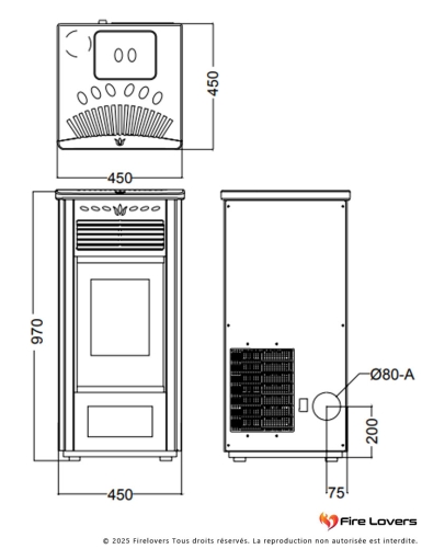 Gea 9kW Poêle à granulés