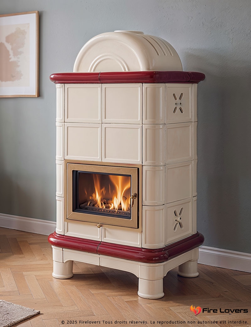 Diana L avec dôme Poêle à bois 12kW