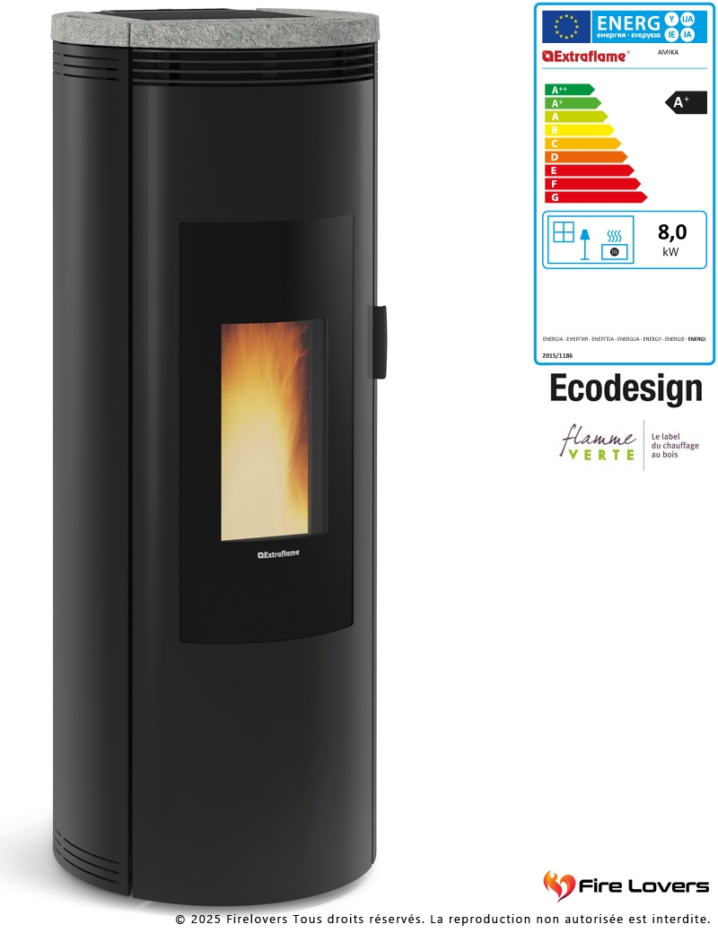 Amika 8kW Poêle à granulés