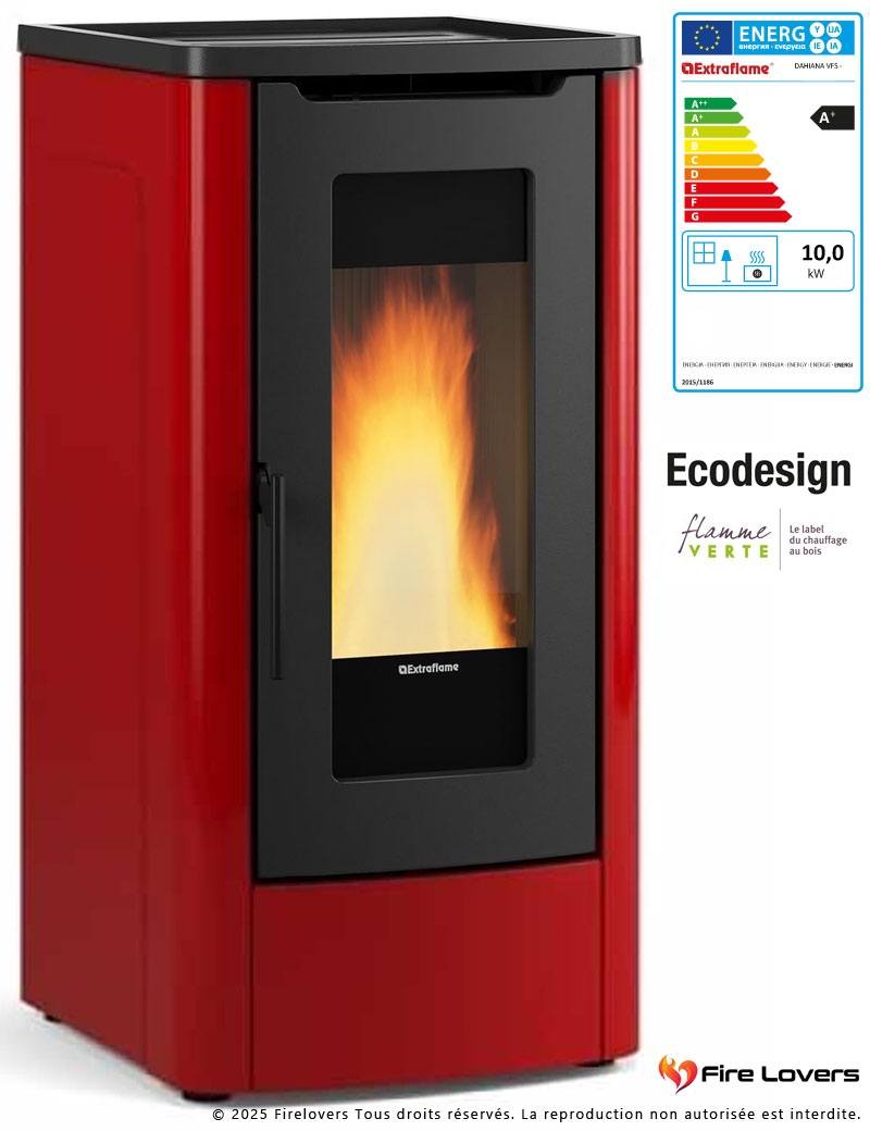 Dahiana Plus Vfs 10kW Poêle à granulés