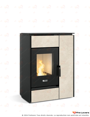 Margaret 10kW Poêle combiné granulés/bois