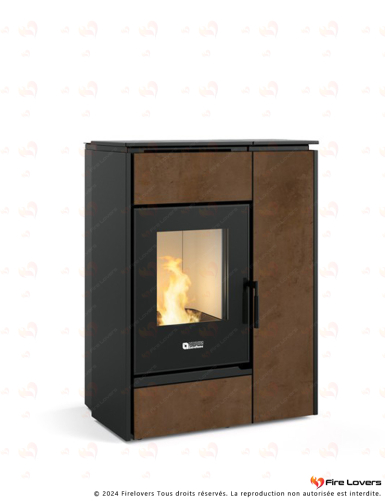 Margaret 10kW Poêle combiné granulés/bois