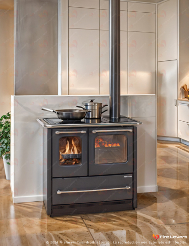 Sovrana Easy Evo 2.0 7,5 kW Cuisinière à bois